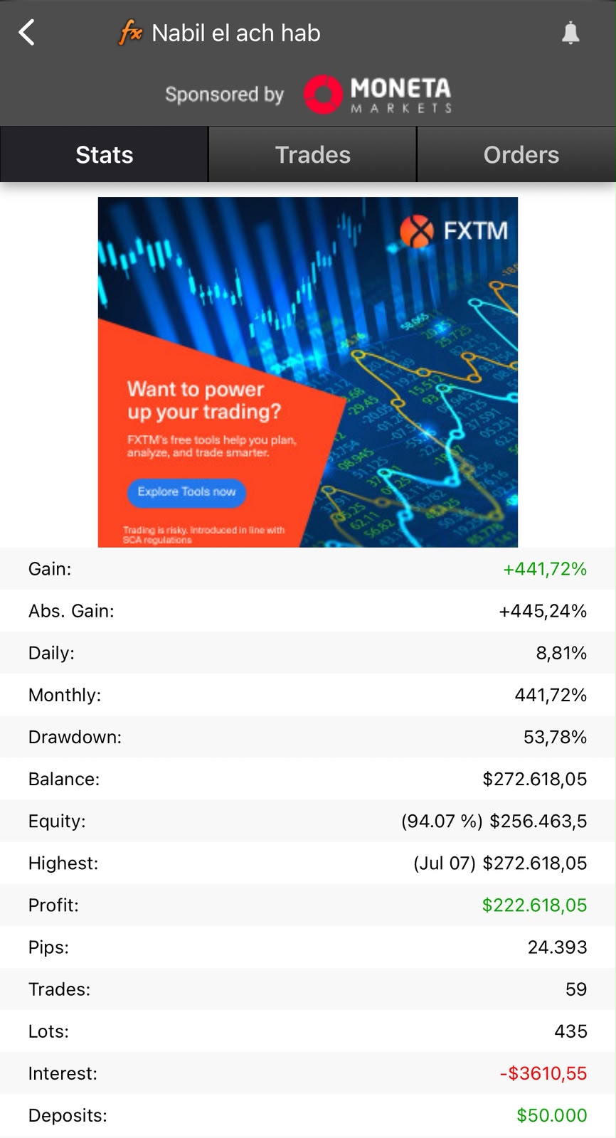 Payout Nabil — MFB